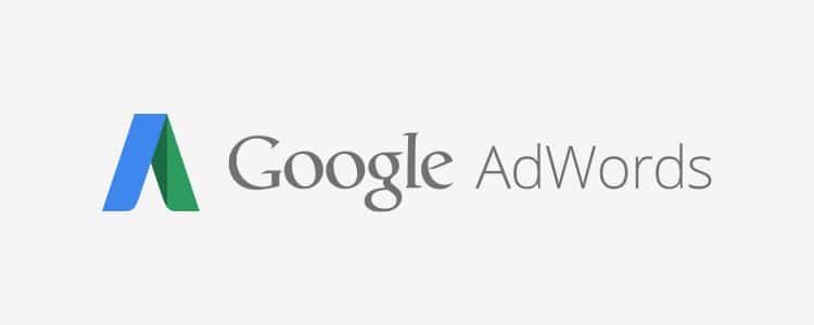 Google Adwords logo on white background
