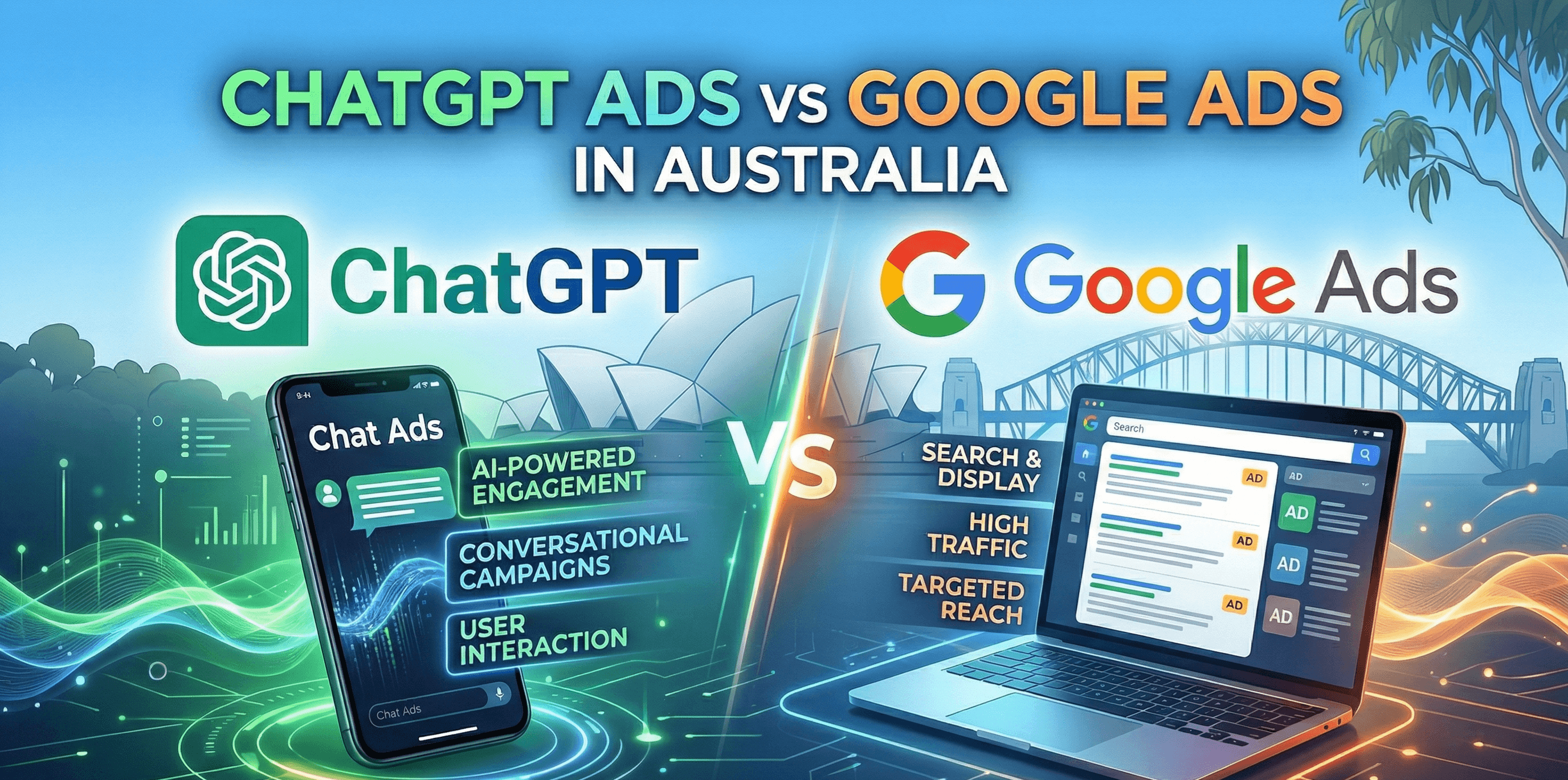 ChatGPT Ads Arriving To Australia 10 ChatGPT ads versus Google ads - Australia